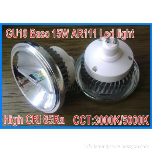 15 Degree GU10 base 15W Citizen AR111 led light